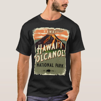 ハワイ火山国立公園USAヴィンテージトラベル Tシャツ
