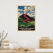 ハワイ火山国立公園V02 ポスター (キッチン)