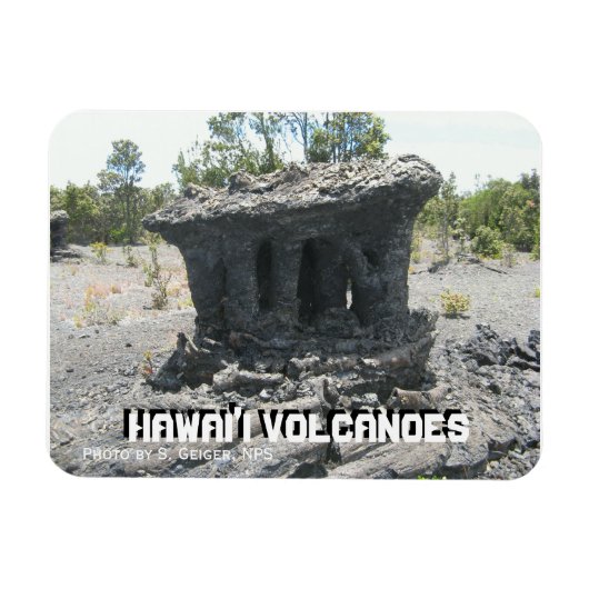 ハワイ火山磁石 マグネット (横)