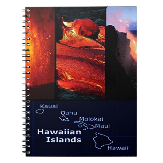 ハワイ火山 ノートブック (正面)
