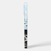 ハワイ熱帯ビーチコーラルハートフォトラブ引用文 Case-Mate iPhoneケース (裏面 / 左)