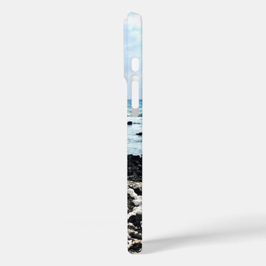 ハワイ熱帯ビーチコーラルハートフォトラブ引用文 Case-Mate iPhoneケース (裏面 / 左)