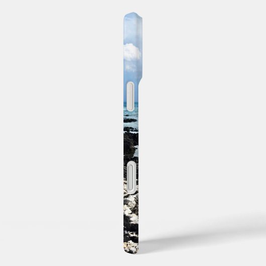 ハワイ熱帯ビーチコーラルハートフォトラブ引用文 Case-Mate iPhoneケース (裏面 / 右)