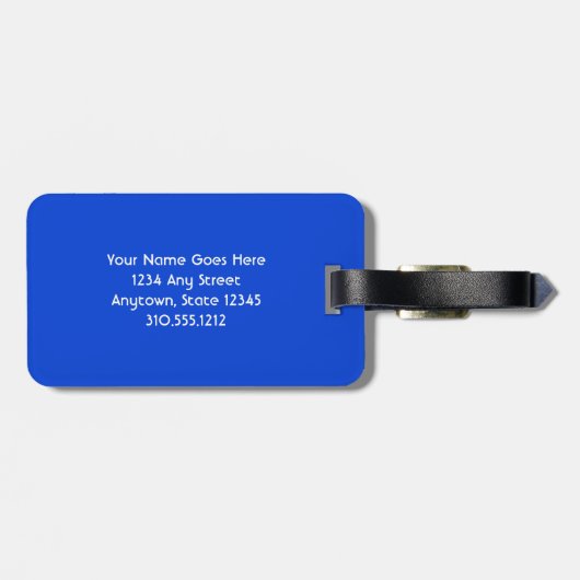 ハワイ熱帯仏フォトエクセアル引用文スクリプト ラゲッジタグ (裏面横)