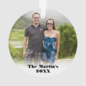 ハワイ熱帯花2写真/文字 オーナメント (裏面)