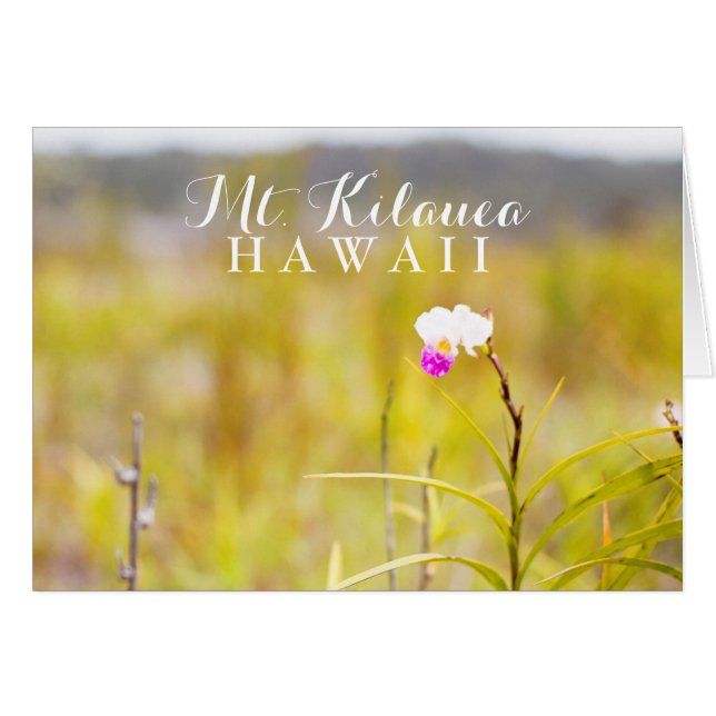 ハワイ熱帯蘭火山国立公園 (正面横)