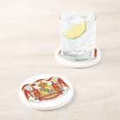 ハワイ王室の王国の紋章 コースター (側面)