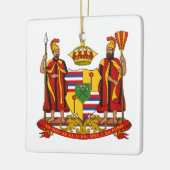 ハワイ王室の王国の紋章 セラミックオーナメント (左)