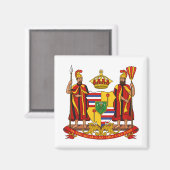 ハワイ王室の王国の紋章 マグネット (正面/裏面)