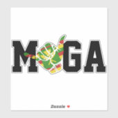 ハワイ素晴らしを再び鹿中釈迦遊に シール (シート)