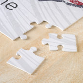 ハワイ統一された州レトロ州マップUSAお土産 ジグソーパズル (側面)