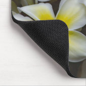 ハワイ美しい:魅力的なプルメリア写真 マウスパッド (コーナー)