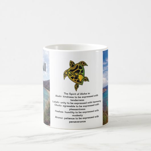 ハワイ花沼ベイアロハ コーヒーマグカップ (中央)