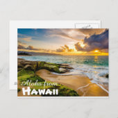 ハワイ葉書からアロハ ポストカード (正面/裏面)