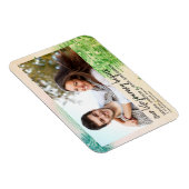 ハワイ行き先ウェディング日の写救真地図 マグネット (右側)