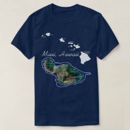 ハワイ諸島とマウイ・ハワイ Tシャツ
