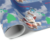 ハワイ諸島のサンタ ラッピングペーパー (ロールコーナー)