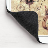 ハワイ諸島のヴィンテージの地図のプリント マウスパッド (コーナー)