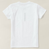 ハワイ諸島の手描き地図Tシャツ Tシャツ (デザイン裏面)