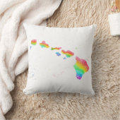 ハワイ諸島の枕 クッション (ブランケット)