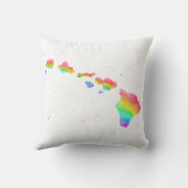 ハワイ諸島の枕 クッション (裏面)