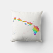 ハワイ諸島の枕 クッション (正面)