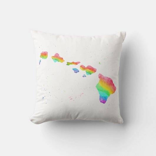 ハワイ諸島の枕 クッション (正面)