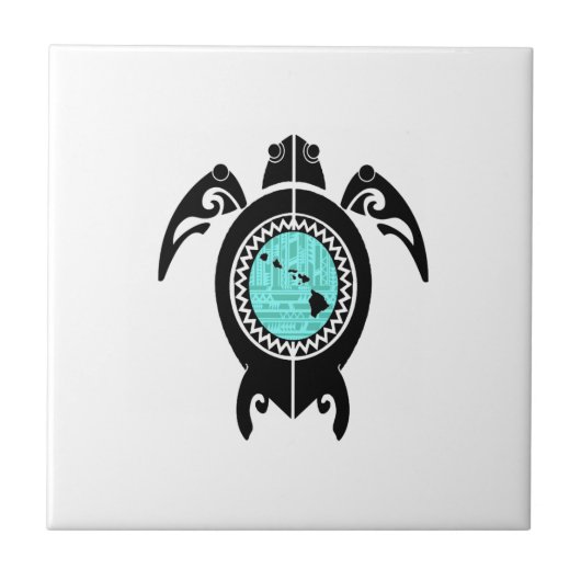 ハワイ諸島の流れ タイル (正面)