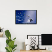 ハワイ諸島の衛星ポスター ポスター (ホームオフィス)