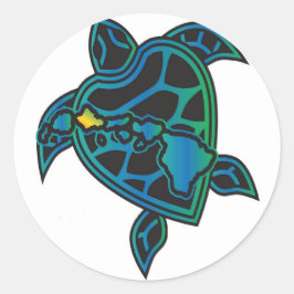 ハワイ諸島カメ ラウンドシール