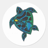 ハワイ諸島カメ ラウンドシール (正面)