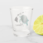 ハワイ諸島タートルショットグラス ショットグラス (裏面)