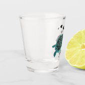 ハワイ諸島タートルショットグラス ショットグラス (左)