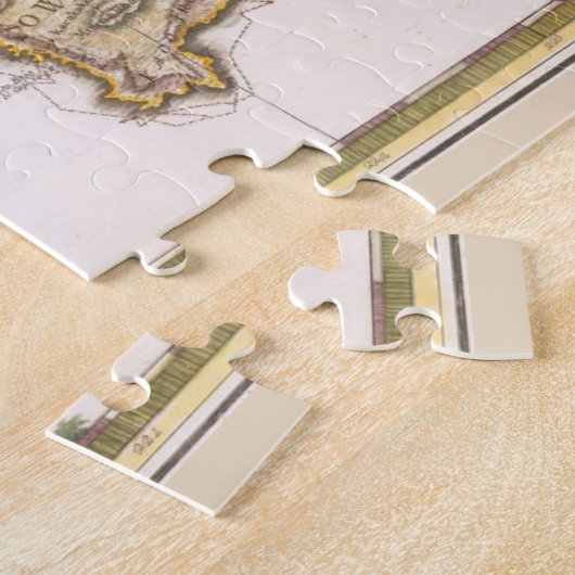 ハワイ諸島ヴィンテージマップ大尉の殺害調理師 ジグソーパズル (側面)