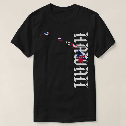 ハワイ諸島国旗 Tシャツ (デザイン正面)