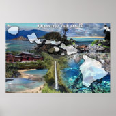 ハワイ諸島 ポスター (正面)