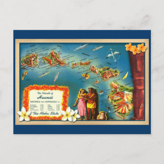 ハワイ諸島 ポストカード