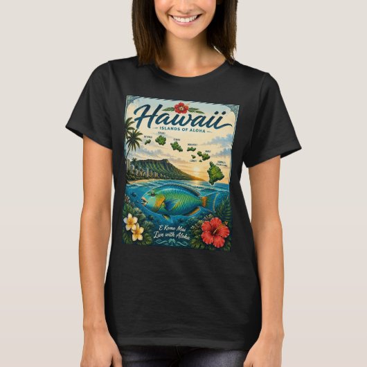 ハワイ諸島 Tシャツ (正面)