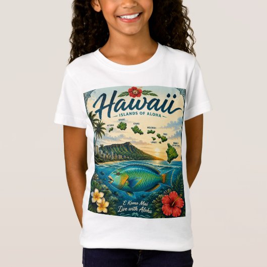 ハワイ諸島 Tシャツ (正面)