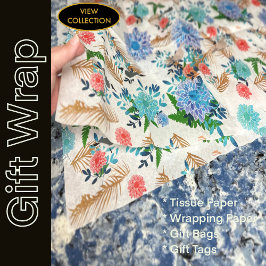 ハワイ野生鳥類抽象芸術フローラトロピカル 薄葉紙