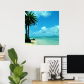 ハワイ風景熱帯ビーチポスター ポスター (ホームオフィス)