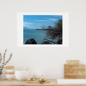 ハワイ魚釣り ポスター (キッチン)