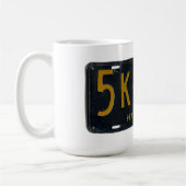 ハワイ1951のナンバープレート コーヒーマグカップ (左)