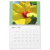 ハワイ2010のカレンダーの花 カレンダー (2月 2026)
