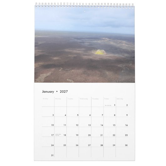 ハワイ2010のカレンダー3 カレンダー (1月 2027)