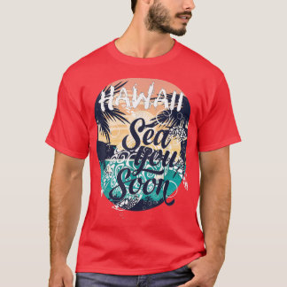 ハワイ2023ハワイアンタートルファミリーバケーションマッチ Tシャツ