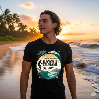 ハワイ2025津波生存者 Tシャツ