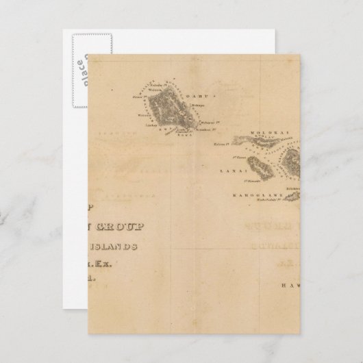 ハワイ3 ポストカード (正面/裏面)