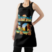 ハワイ50th州ハワイアンビーチハイビスカス50マウイ エプロン (インサイチュ)