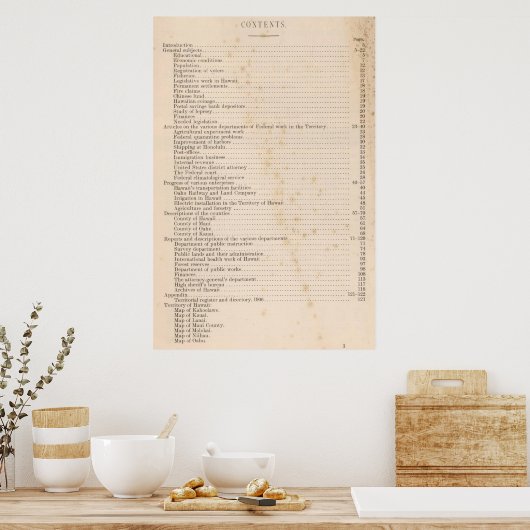 ハワイ5 ポスター (キッチン)